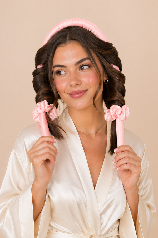 Satin Heatless Curling Ribbon