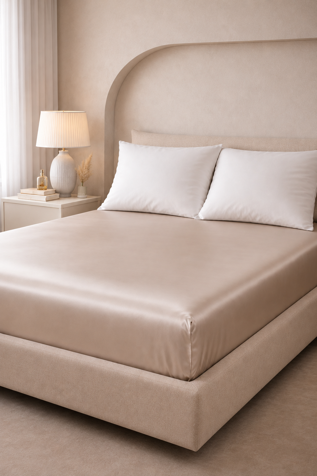Premium 23 Momme Pure Silk Fitted Sheet – OEKO-TEX® Certified