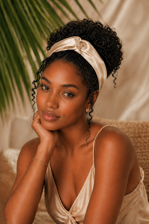 Mulberry Silk Twist Headband