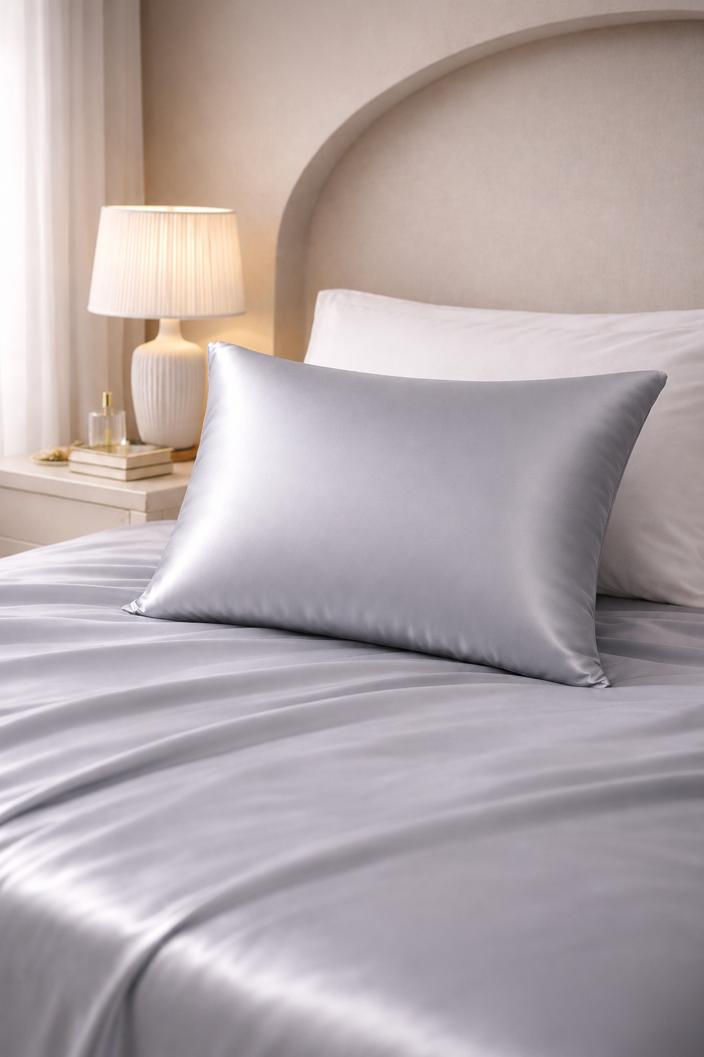 Silk-Feel Satin Pillowcase – The Ultimate Beauty Sleep Essential