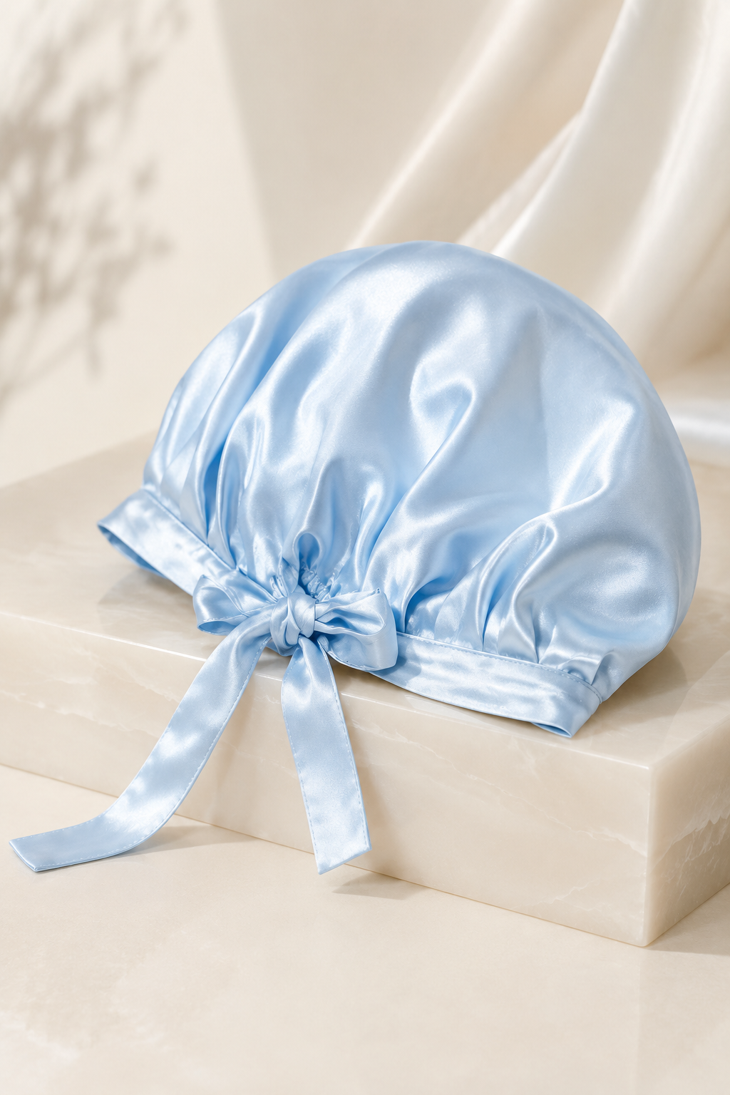 Grade 6A Silk Sleeping Bonnet – Adjustable for Curls, Afro & Long Hair