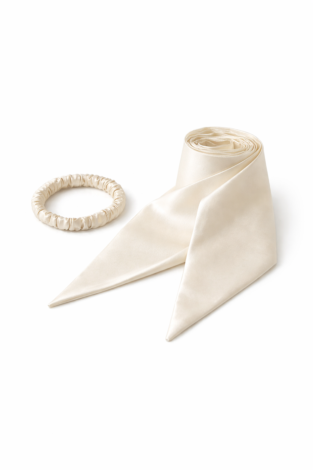 Mulberry Silk Bow Scrunchie