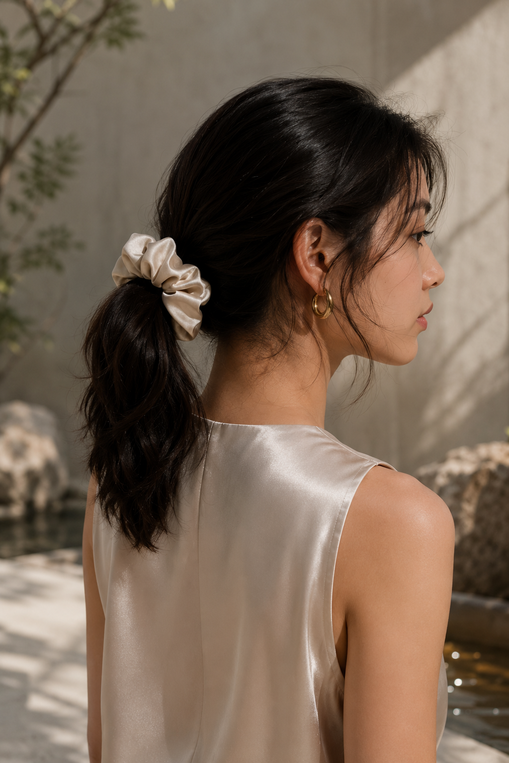 Mulberry Silk Silk Hair Band Accessories Ponytail And Updo